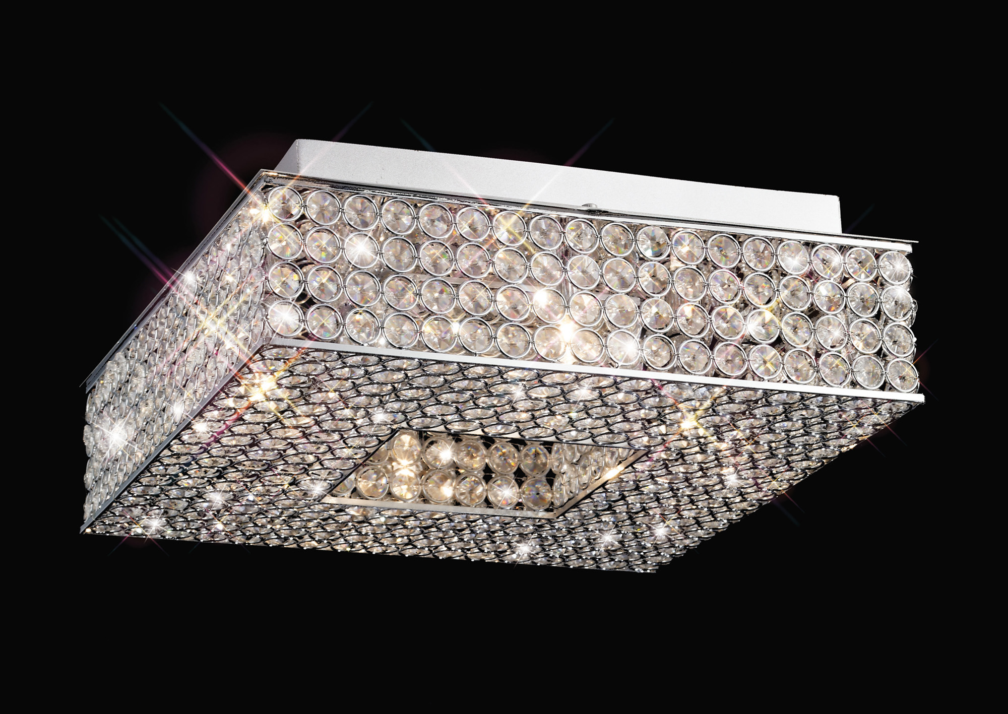 Piazza Crystal Ceiling Lights Diyas Flush Crystal Fittings Piazza Crystal Ceiling Lights Diyas Flush Crystal Fittings